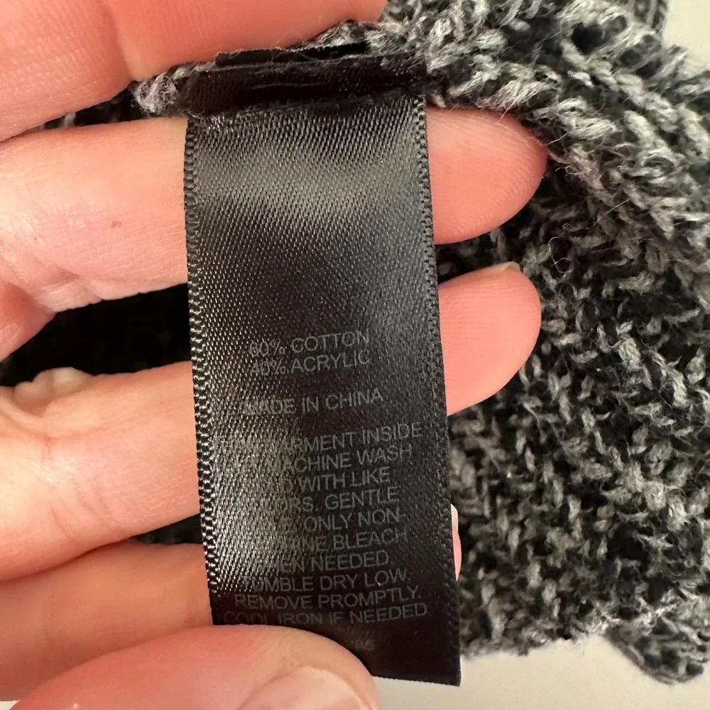 Men's Express Gray Shawl Collar Sweater